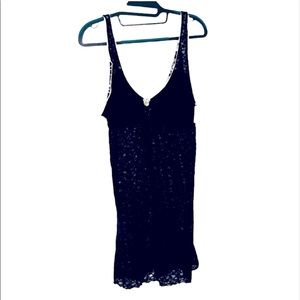 NWT: Jessica Simpson Black Lacey Lingerie Slip